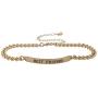 Lux Accessories Gold Tone Best Friends BFF ID Bracelet Set Trio