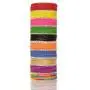 Ratna creation SANARA Indian Bollywood Multi Color Plain Bangle Box for Women & Girls Wedding wear 72 Pcs Bangles Bracelet Churi Set Jewellery (2.6) (Multi 10, 2.6)