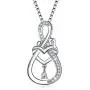 Mother Daughter Necklace for Valentines Day Love Heart Infinity S925 Sterling Silver Women Pendant Necklaces for Mom Daughter Girlfriend Wife Grandma Birthday Jewelry with Gift Box Gifts Mother Daughter Necklace for Valentines Day Love Heart Infinity S925 Sterling Silver Women Pendant Necklaces for Mom Daughter Girlfriend Wife Grandma Birthday Jewelry with Gift Box Gifts
