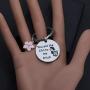 MAOFAED Best Friend Keychain Friendship Gift Cartoon Lover Gift Birthday Gift Friendship Keychain Gift for BFF