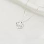 ENSIANTH Mama Bear Necklace Heart Pendant Gift for Mothers Day