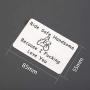 MAOFAED Biker Gift Ride Safe Keychain Ride Safe Handsome Because I Fucking Love You Motocycle Keychain Gift for Biker