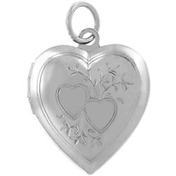 Lifetime Jewelry Two Hearts Locket Necklace That Holds Pictures 24k Gold Plated