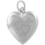 Lifetime Jewelry Two Hearts Locket Necklace That Holds Pictures 24k Gold Plated