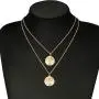 Yalice Layered Coin Necklace Chain Gold Pendant Necklaces Vintage Disc Necklace Jewelry for Women and Girls Yalice Layered Coin Necklace Chain Gold Pendant Necklaces Vintage Disc Necklace Jewelry for Women and Girls