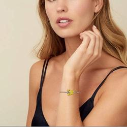 Hipunk 925 Sterling Silver Birthstone Butterfly Jewelry Women Crystal Animal Cute Butterflies Birthday Necklace/Earring/Ring/Bracelet Sets Birth Stone Statement Anniversary Jewellery
