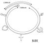 S925 Sterling Silver Jewelry Cross Adjustable Bracelet Link 7 to 9 inches