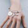 Funny Frog Gift Every Journey Starts with A Single Hop Bracelet Frog Lover Gift Travel Quote Jewelry(single hop BR)