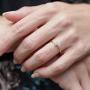 Gem Stone King 10K Yellow Gold Lab Grown Diamond Women Solitaire Engagement Ring (0.17 Ct Round G-H Color Available in size 5, 6, 7, 8, 9)