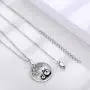 Panda Necklace Jewelry 925 Sterling Silver Cute Animal Pendant Necklace Gifts for Women Mother Daughter
