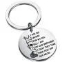 WSNANG Inspirational Feminist Jewelry RBG Quote I Ask No Favors for My Sex All I Ask for Our Brethren is That They Take Their Feet Off Our Necks RBG Keychain