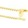 Lifetime Jewelry 2.7mm Open Weave Link Anklet for Women & Girls 24k Real Gold Plated