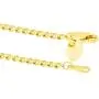 Lifetime Jewelry 2.7mm Open Weave Link Anklet for Women & Girls 24k Real Gold Plated