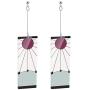 Demon Slayer Anime Earrings - Kimetsu No Yaiba Series Cosplay Acrylic Drop & Dangle Earrings - Ideal Gift for Girls Women for Boy Cosplay