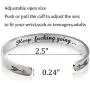 Caobaba Bracelets for Women Inspirational Gifts for Women Girls Men Motivational Birthday Cuff Bangle Friendship Personalized Mantra Jewelry Caobaba Bracelets for Women Inspirational Gifts for Women Girls Men Motivational Birthday Cuff Bangle Friendship Personalized Mantra Jewelry