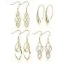 LOYALLOOK 4 Pairs Women Celtic Knot Dangle Earrings Fashion Filigree Teardrop Drop Earring Set,Teardrop Back Earrings Hoop Earrings for Party, Meeting, Dating, Wedding, Daily Wear LOYALLOOK 4 Pairs Women Celtic Knot Dangle Earrings Fashion Filigree Teardrop Drop Earring Set,Teardrop Back Earrings Hoop Earrings for Party, Meeting, Dating, Wedding, Daily Wear