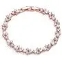 Mariell CZ Wedding Bridal & Prom Tennis Bracelet for Women, 14K Rose Gold Plating, 7'' Plus ¼ Extender Mariell CZ Wedding Bridal & Prom Tennis Bracelet for Women, 14K Rose Gold Plating, 7'' Plus ¼ Extender