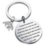CYTING Polar Bear Gift Polar Bears are Very Strong and Full of Courage & Determination Tribal Bear Keychain Polar Bear Jewelry Motivational Gift for Bear Lovers Family Friends
