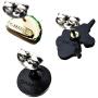 Officially Licensed Deadpool Stud Earring Set, Marvel Comics Stainless Steel Artwork - 3 Pack