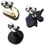 Officially Licensed Deadpool Stud Earring Set, Marvel Comics Stainless Steel Artwork - 3 Pack