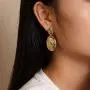 6 Pairs Assorted Dangling Gold metal Earrings Jewelry Best Gift for Women and Girls(Factory direct sales)