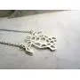 La Menagerie Turtle Silver Origami Jewelry - Silver Geometric Chain Necklace – 925 Sterling Plated Silver Necklace for Women & Girls – Stylish Turtle Pendant Necklace La Menagerie Turtle Silver Origami Jewelry - Silver Geometric Chain Necklace – 925 Sterling Plated Silver Necklace for Women & Girls – Stylish Turtle Pendant Necklace