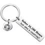CENWA Sobriety Gift 1 Year 2 Years 3 Years 5 Years Sobriety Anniversary Keychain Recovery Jewelry Sober AF Gift