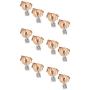 Udalyn 6-12 Pairs Tiny 2mm Stainless Steel Stud Earrings For Mens Womens CZ Round Ball Earrings Set