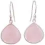 NOVICA Rose Quartz .925 Sterling Silver Dangle Earrings Dancing Soul NOVICA Rose Quartz .925 Sterling Silver Dangle Earrings Dancing Soul