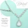 Jakawin Bride Silver Bridal Necklace Earrings Set Crystal Wedding Jewelry Set Rhinestone Choker Necklace for Women and Girls (Set of 3) (NK144-3) Jakawin Bride Silver Bridal Necklace Earrings Set Crystal Wedding Jewelry Set Rhinestone Choker Necklace for Women and Girls (Set of 3) (NK144-3)