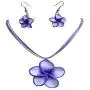 Plumeria Hawaii Flower Polymer Clay Earrings Pendant Necklace Jewelry Sets 18Colors Plumeria Hawaii Flower Polymer Clay Earrings Pendant Necklace Jewelry Sets 18Colors