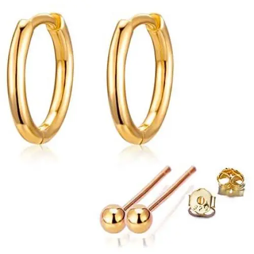ALLHOUR Silver Hoop Earrings for Women, 925 Sterling Silver Stud Earrings Set for Girls, Hypoallergenic Small Hoop Earrings, Perfect Gift, 3 Colors in Silver/Gold/Rose Gold, Come with Jewelry Box ALLHOUR Silver Hoop Earrings for Women, 925 Sterling Silver Stud Earrings Set for Girls, Hypoallergenic Small Hoop Earrings, Perfect Gift, 3 Colors in Silver/Gold/Rose Gold, Come with Jewelry Box