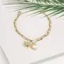 KLKE Gold Charm Bracelets for Women Moon and Star Jewelry Layered Friendship Bracelets Womens Day Birthday Gifts 14K Gold Plated Stainless Steel KLKE Gold Charm Bracelets for Women Moon and Star Jewelry Layered Friendship Bracelets Womens Day Birthday Gifts 14K Gold Plated Stainless Steel