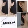 Spiritlele 24 Pairs Assorted Hoop Earrings Crystal Pearl Stud Earrings Set Huggie Earrings for Women Girls