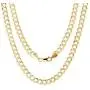 Nuragold 14k Yellow Gold Solid 6mm Cuban Chain Curb Link Diamond Cut Pave Two Tone Necklace, Mens Jewelry Lobster Lock 16'' 18'' 20'' 22'' 24'' 26'' 28'' 30'' Nuragold 14k Yellow Gold Solid 6mm Cuban Chain Curb Link Diamond Cut Pave Two Tone Necklace, Mens Jewelry Lobster Lock 16'' 18'' 20'' 22'' 24'' 26'' 28'' 30''