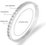 LINFENG Women’s Zircon Stainless Steel Brecelet for Love Polished Cuff Bangle Adjustabl Hinged Bracelets，Perfect Jewelry Gift