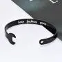 KEPKGO Original Wrench Design Inspirational Bracelet Jewelry, Keep Funking Going, Mantra Quote Engraved Motivational Cuff Bangle Gifts for Women Girls Daily Reminder Jewelry