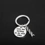 Zuo Bao Step Parent Jewelry for Step Children Love Has Nothing to Do with DNA Daughter/Mother in Law Keychain Birthday Keyring Gift for Stepmom,Stepdad,Stepson,Stepdaughter