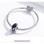 Murano Glass Beads Authentic 925 Sterling Silver Charms Core Faceted Christmas Snowflake Flower Star Glass Charms Bracelet for Women (Cosmic Starry Sky) Murano Glass Beads Authentic 925 Sterling Silver Charms Core Faceted Christmas Snowflake Flower Star Glass Charms Bracelet for Women (Cosmic Starry Sky)