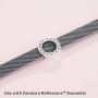 Pandora Jewelry Reflexions Logo Circle Clip Charm