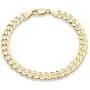 Miabella 18K Gold Over Sterling Silver Italian 7mm Solid Diamond-Cut Cuban Link Curb Chain Bracelet for Men Women 7, 7.5, 8, 8.5, 9 Inch, 925 Made in Italy Miabella 18K Gold Over Sterling Silver Italian 7mm Solid Diamond-Cut Cuban Link Curb Chain Bracelet for Men Women 7, 7.5, 8, 8.5, 9 Inch, 925 Made in Italy