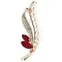 HSQYJ Flower Leaves Crystal Brooch Pin Elegant Shiny Rhinestone Brooches Fashion Jewelry Accessories Clothing Scarves Shawl Buttons Costume for Women Men HSQYJ Flower Leaves Crystal Brooch Pin Elegant Shiny Rhinestone Brooches Fashion Jewelry Accessories Clothing Scarves Shawl Buttons Costume for Women Men