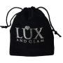 LUX AND GLAM Lovely Romantic Triple Love Simulated Diamond CZ Heart Pendant Necklace Jewelry Collection - On 18'' Anchor Chain