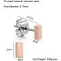 Titanium Stud Earrings for Women Men, Hypoallergenic Simple Geometric Small Stud Earring Tiny Square Stud Earrings Mini Cartilage Earrings Titanium Stud Earrings for Women Men, Hypoallergenic Simple Geometric Small Stud Earring Tiny Square Stud Earrings Mini Cartilage Earrings