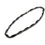 Accents Kingdom 3X Power Mens Magnetic Hematite Twist Bead Necklace