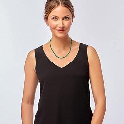 Ross-Simons 70.00 ct. t.w. Emerald Bead Necklace in 14kt Yellow Gold With Magnetic Clasp