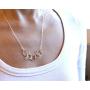 EFYTAL Happy 50th Birthday Gifts for Women Necklace, Sterling Silver 5 rings five Decades Necklaces Gift Ideas