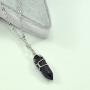 Paialco Jewelry Hand Wired Natural Crystal Healing Point Chakra Pendant Necklace 18''