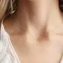 ERPELS Dog Mom Necklace for Women Dainty Gold Initial Letter Paw Print Necklace Pet Dog Mom Gifts for Dog Lovers