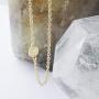 HONEYCAT Little Moon Charm Necklace in Gold, Rose Gold, or Silver | Minimalist, Delicate Jewelry